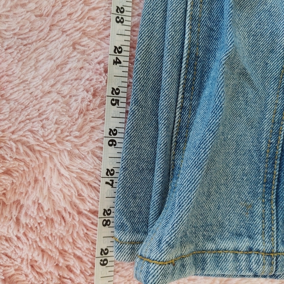 Milk it Mixed Two Tone Denim Flare Leg Jeans Size 26 - Picture 10 of 11